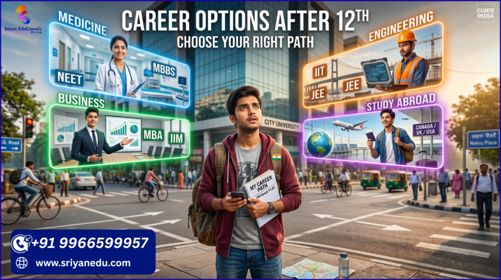 Career guidance after 12th with top courses and future opportunities