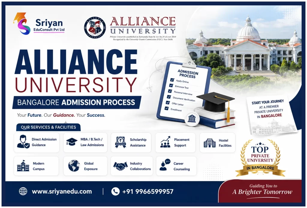 Alliance University Bangalore Admission Process