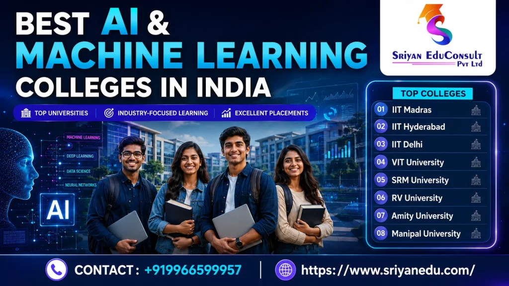 Best AI and Machine Learning Colleges in India