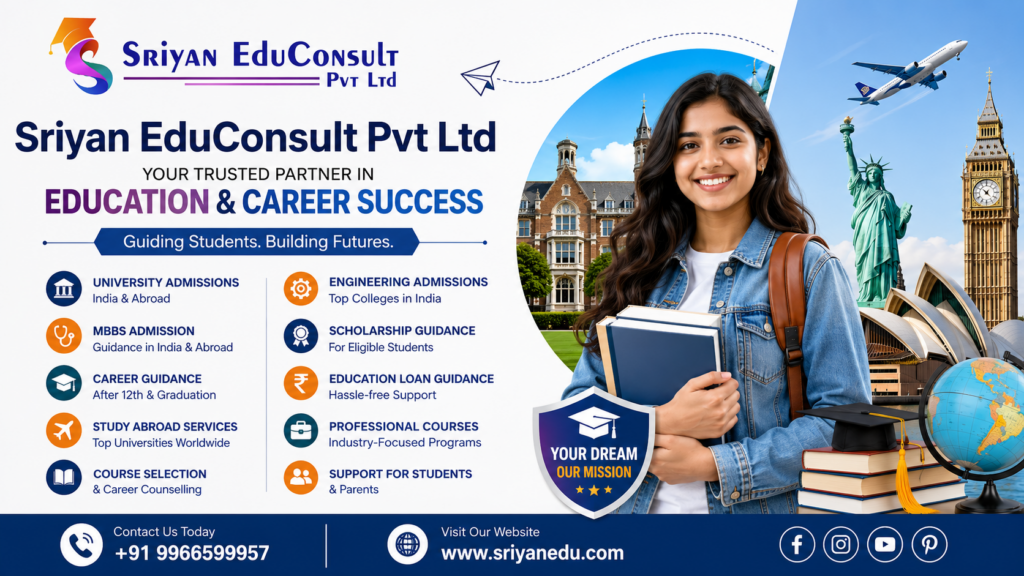 Sriyan Educonsultancy Pvt Ltd education and career guidance services
