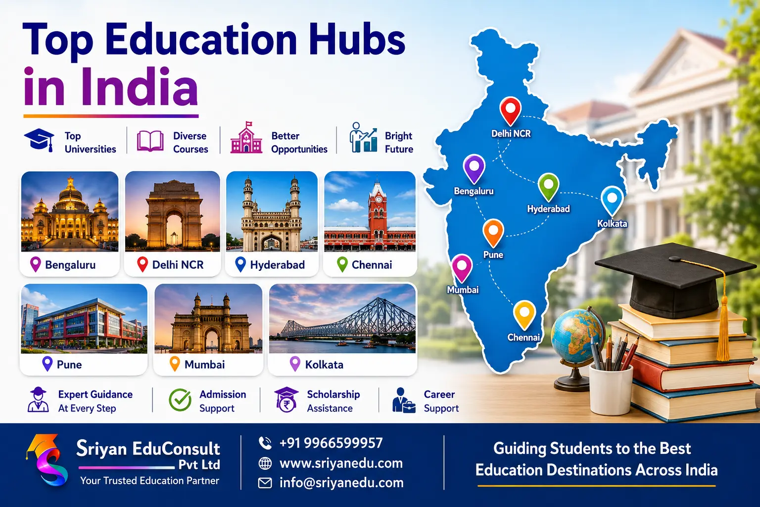 Best Education Hub in India for Higher Education: A Complete Guide