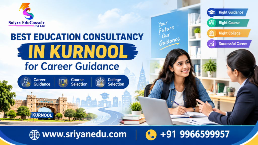 Best education consultancy in Kurnool for career guidance